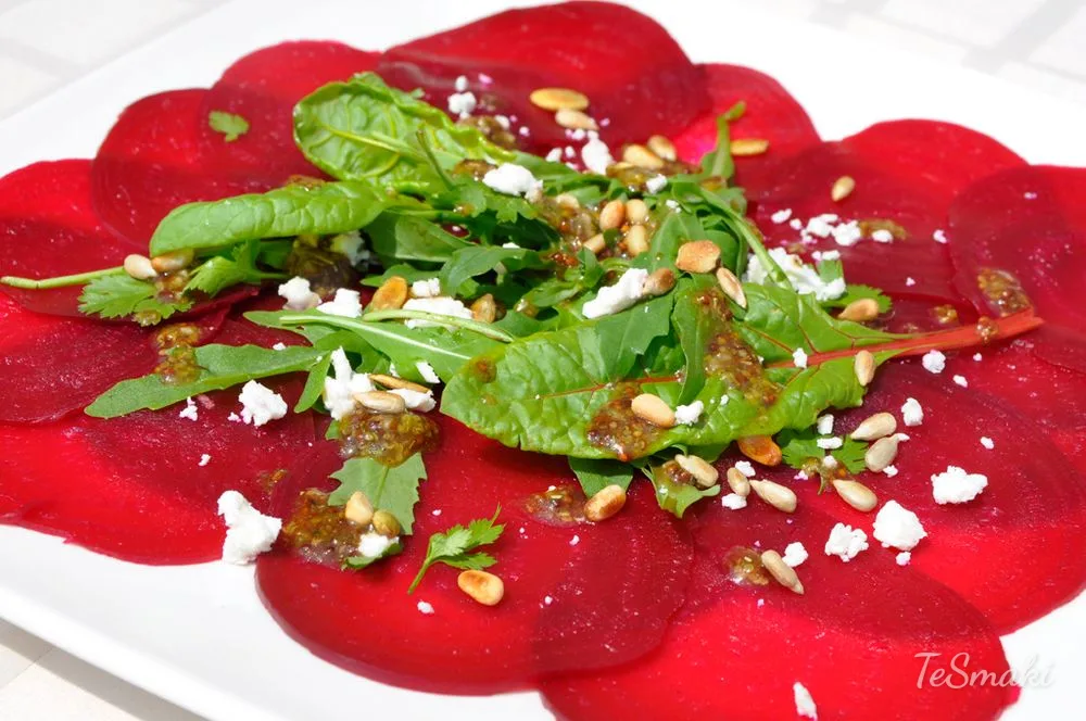 Beetroot Carpaccio with Goat Cheese — photo 2