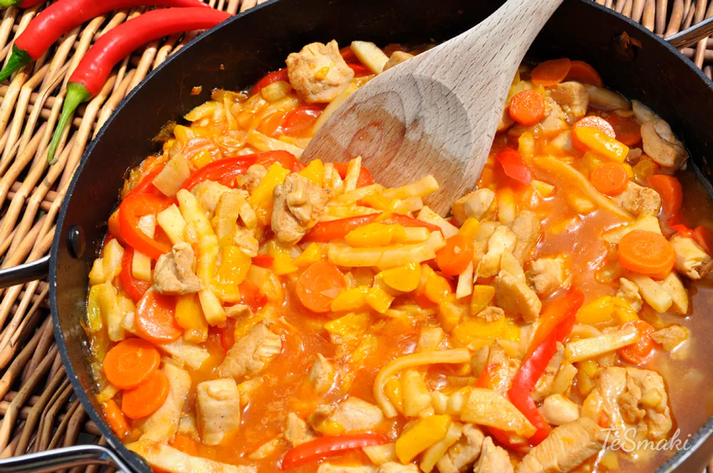Chicken in Sweet and Spicy Sauce — main-course, fried recipe