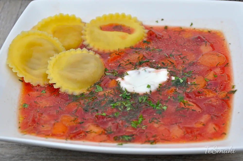 Fresh Borscht Soup
