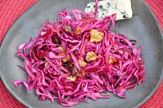 Red Cabbage and Beetroot Slaw