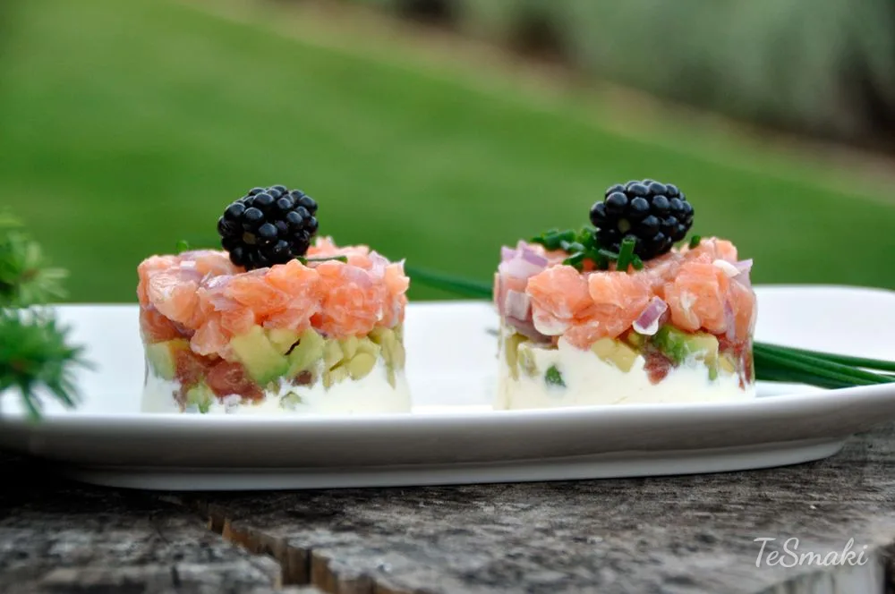 Tartare de saumon à l'avocat — photo 2