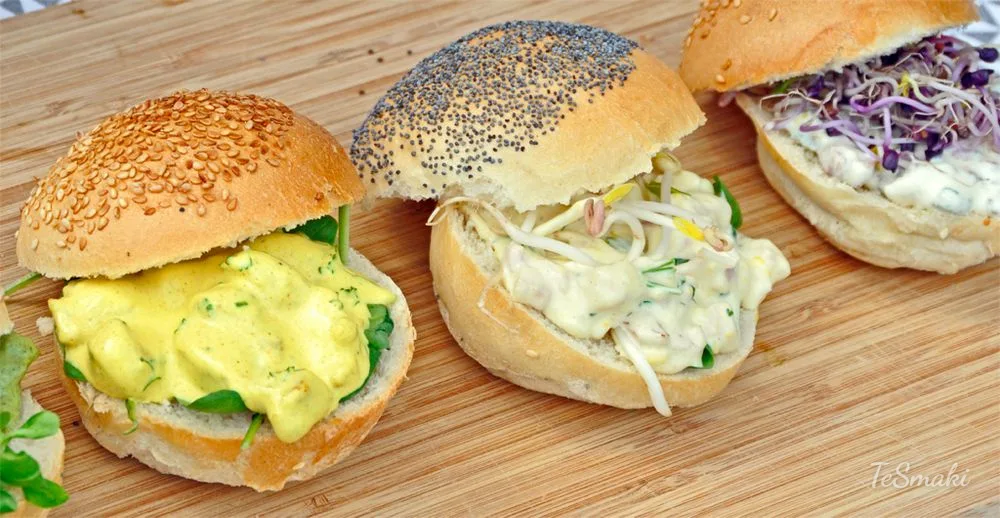 Sandwiches with Three Flavored Spreads — photo 2