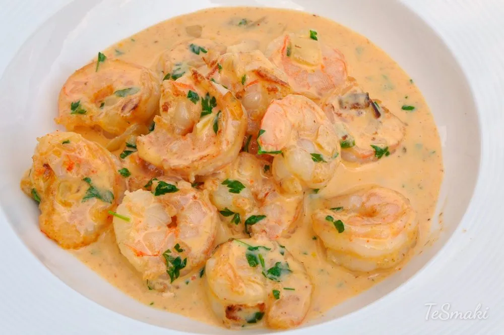 Shrimp in Cream